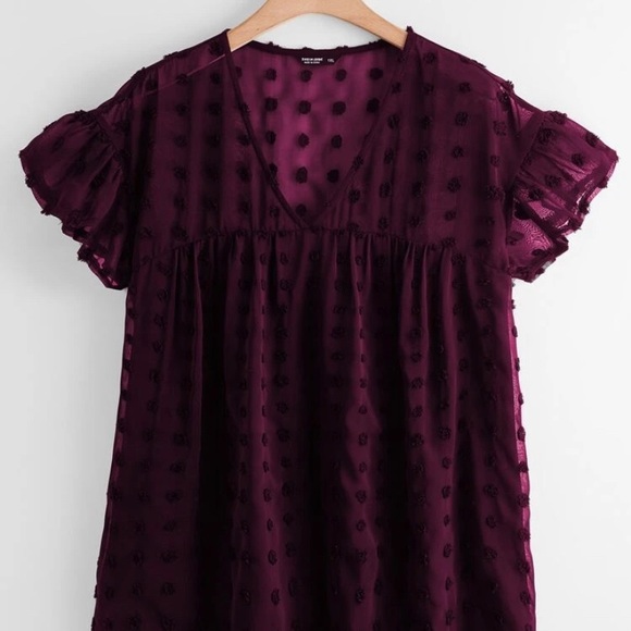 SHEIN Tops - SHEIN Sheer back top